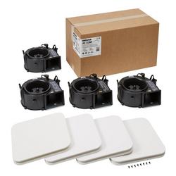 110 CFM Ceiling/Wall Mount Bathroom Exhaust Fan with CleanCover in White - Fan Only Finish Pack - 1 Sone - Energy Star Rated