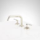 Signature Hardware Polished Nickel Two Handle Widespread Bathroom Sink Faucet 
