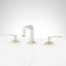 Signature Hardware Polished Nickel Two Handle Widespread Bathroom Sink Faucet 