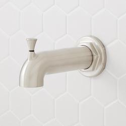 Diverter Tub Spout in Brushed Nickel