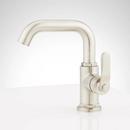 Signature Hardware Brushed Nickel Single Handle Monoblock Bathroom Sink Faucet 