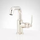 Signature Hardware Polished Nickel Single Handle Monoblock Bathroom Sink Faucet 