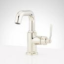 Signature Hardware Polished Nickel Single Handle Monoblock Bathroom Sink Faucet 