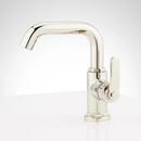 Signature Hardware Polished Nickel Single Handle Monoblock Bathroom Sink Faucet 