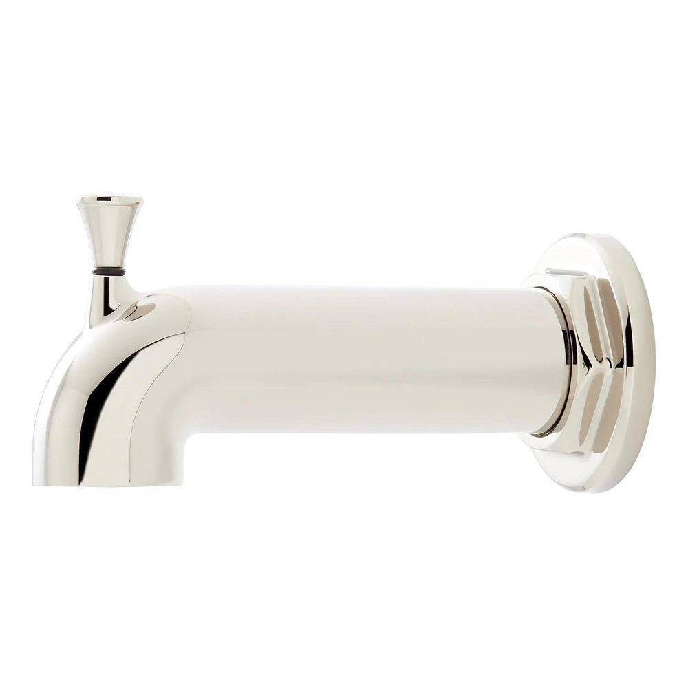 Signature Hardware Polished Nickel 5-3/4 in. Brass Tub Spout 
