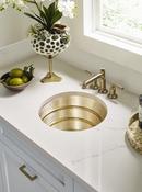 17 in. Round Bar Sink