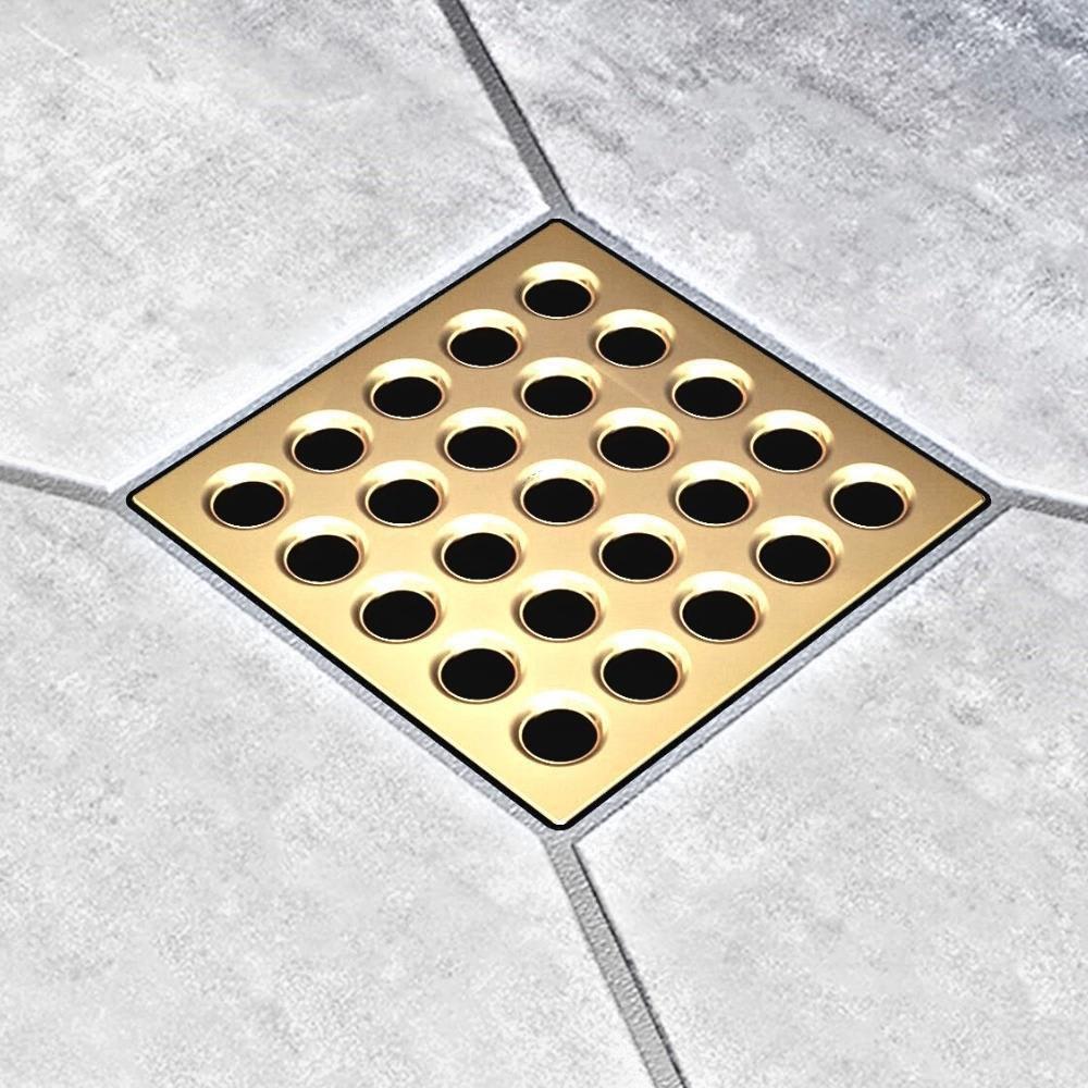 Ebbe America Champagne Gold Plastic and Stainless Steel Drain Cover 