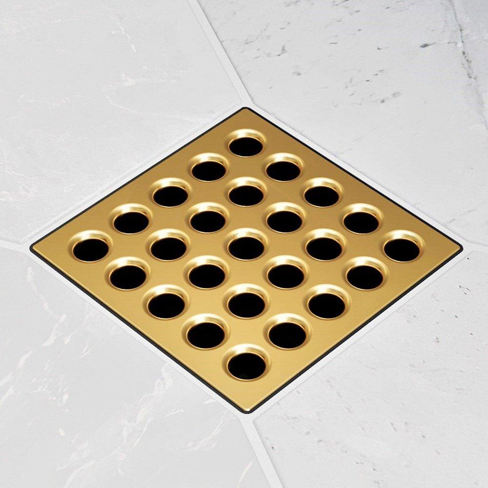 Ebbe America Champagne Gold Plastic and Stainless Steel Drain Cover 