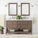 Signature Hardware Ash Brown 60 in. Floor Mount Vanity 