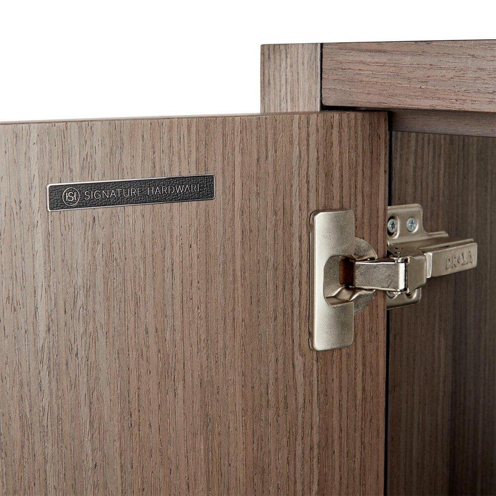 Signature Hardware Ash Brown 60 in. Floor Mount Vanity 