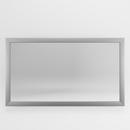 30 x 52 in. Rectangular Framed Mirror in Satin Nickel