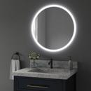30 x 30 in. Round LED Mirror 