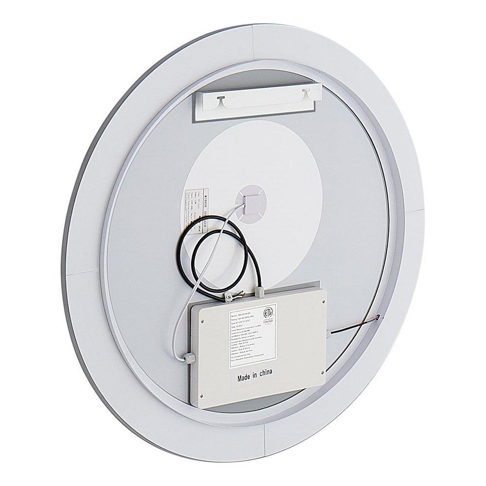 30 x 30 in. Round LED Mirror 