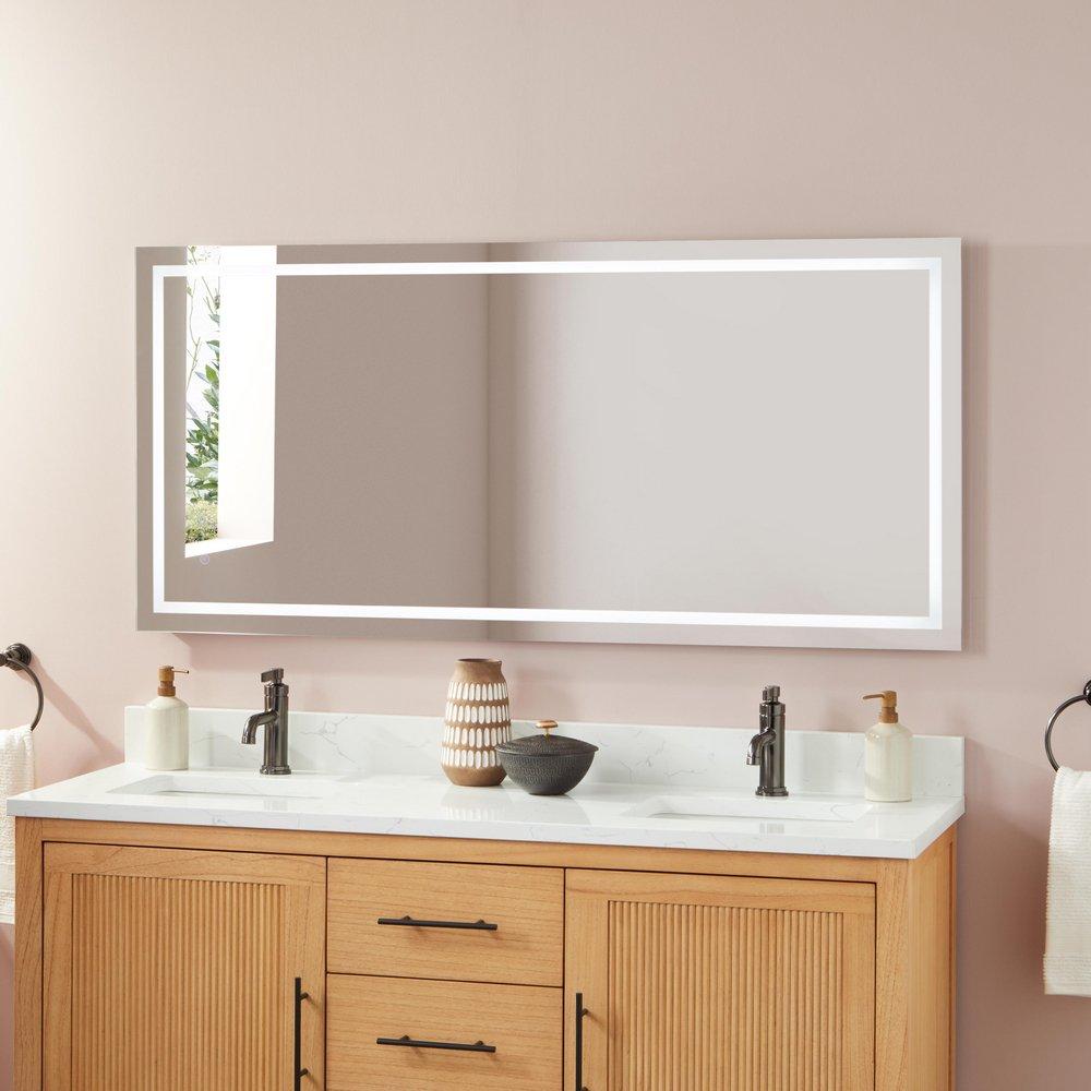 60 x 28 in. Rectangular LED Mirror 