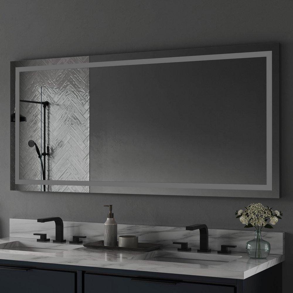 60 x 28 in. Rectangular LED Mirror 