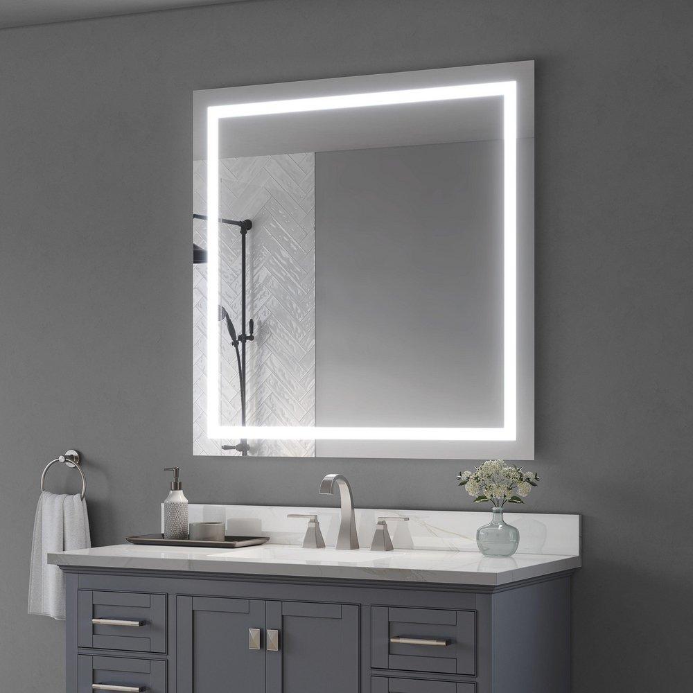 40 x 40 in. Square LED Mirror 