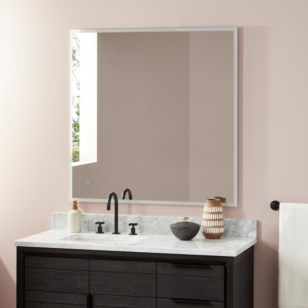 40 x 40 in. Square LED Mirror 