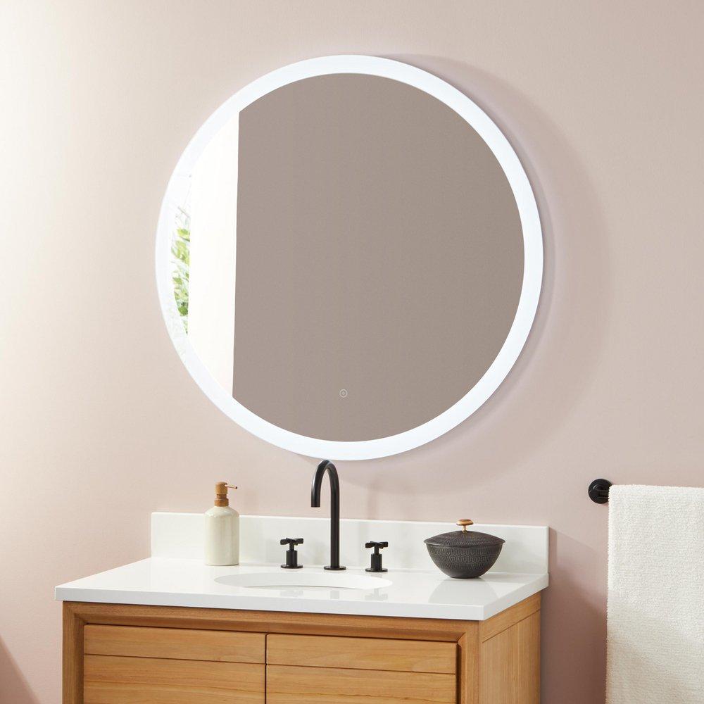 36 x 36 in. Round LED Mirror 
