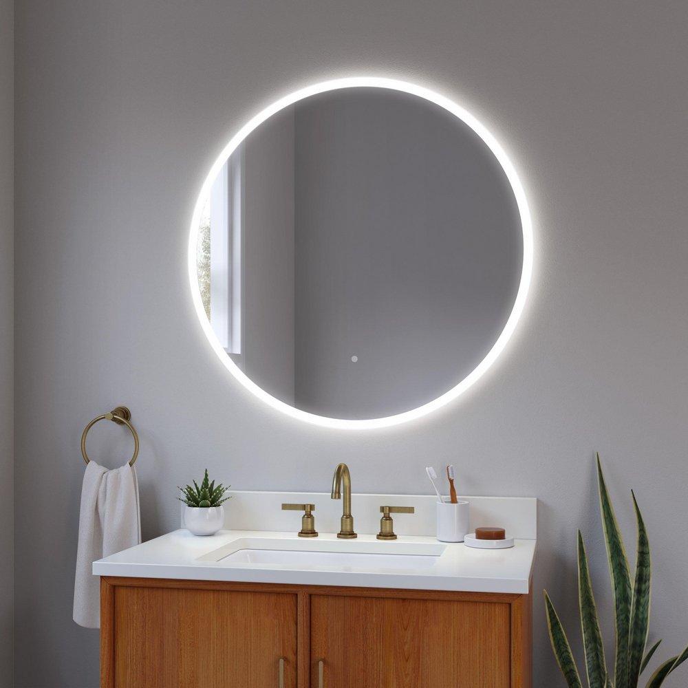 36 x 36 in. Round LED Mirror 
