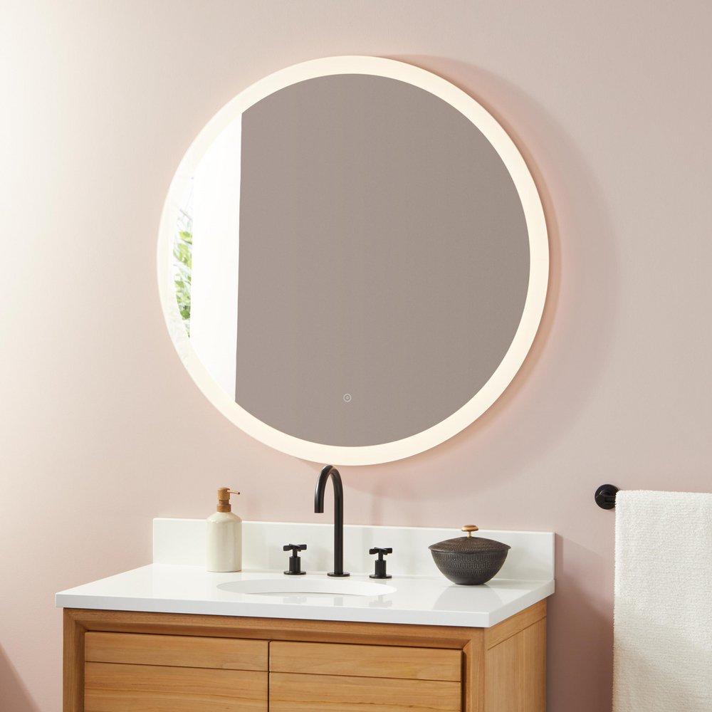 36 x 36 in. Round LED Mirror 