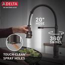 Single Handle Pull Down Kitchen Faucet in Venetian Bronze 