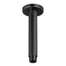 1/2 in. Brass NPT Shower Arm in Flat Black