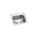 15 x 15 in. 3 Hole Stainless Steel Drop- Bar Sink