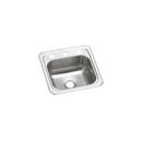 Elkay Brushed Satin 15 x 15 in. Drop-in Stainless Steel Bar Sink 