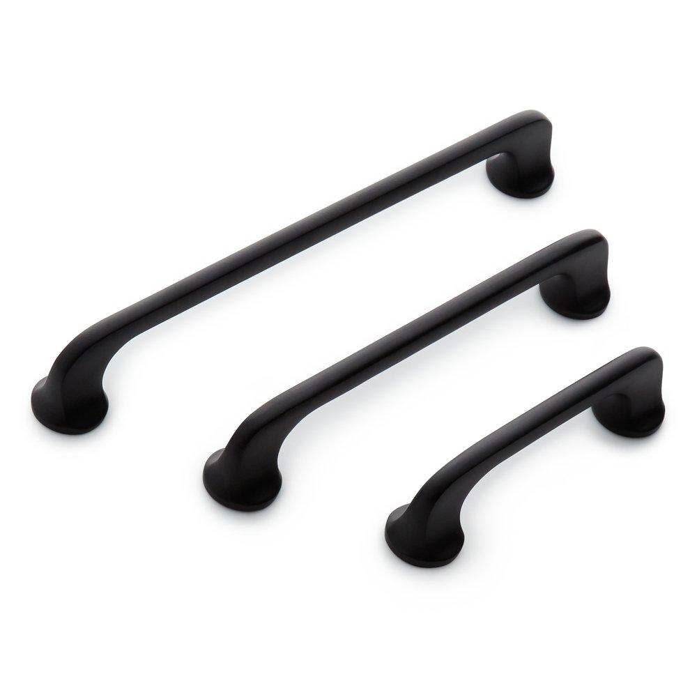 Signature Hardware Black 9 in. Solid Brass Cabinet Pull 