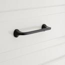 Signature Hardware Black 7 in. Solid Brass Cabinet Pull 