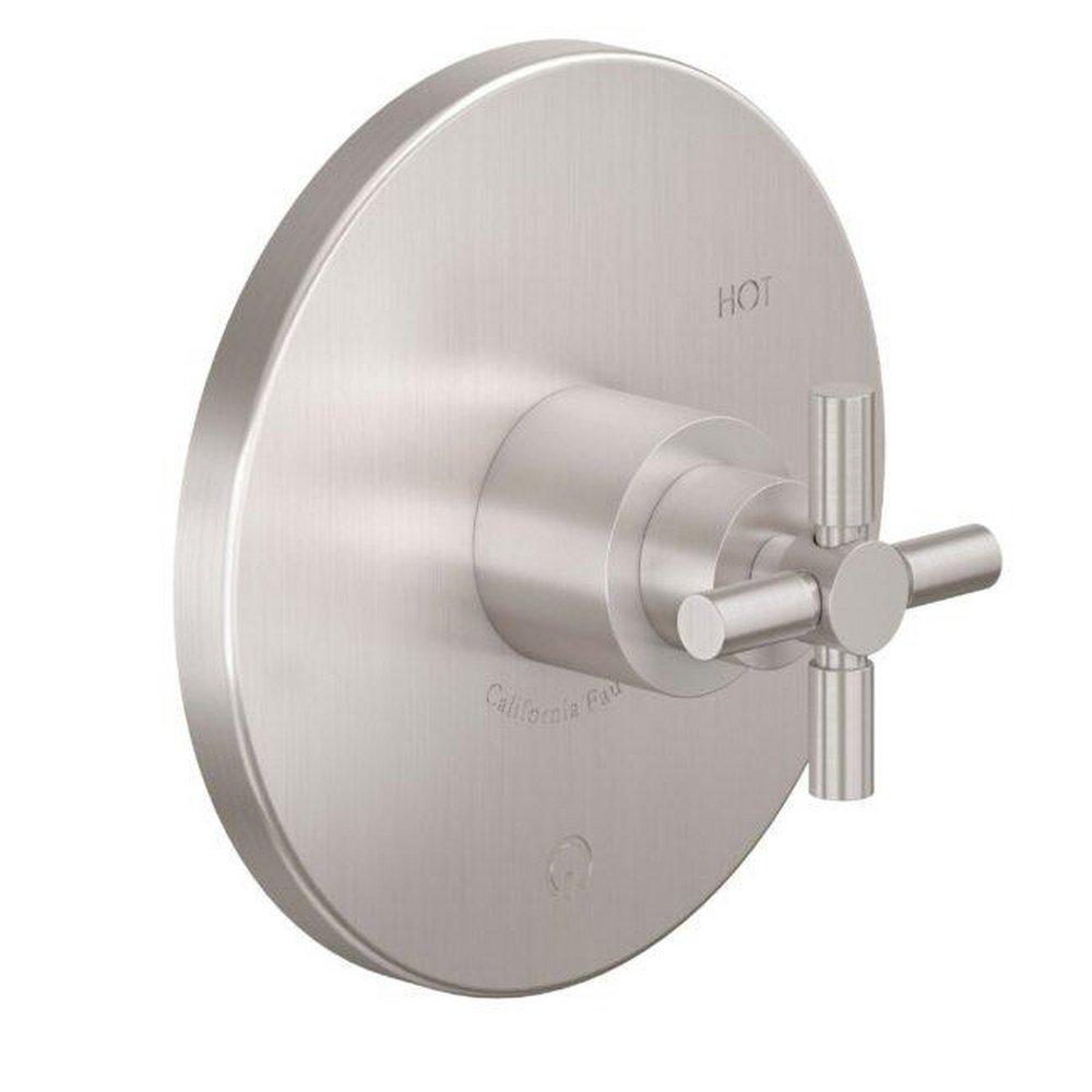 California Faucets Polished Chrome Single Handle Bathtub & Shower Faucet (Trim Only) 