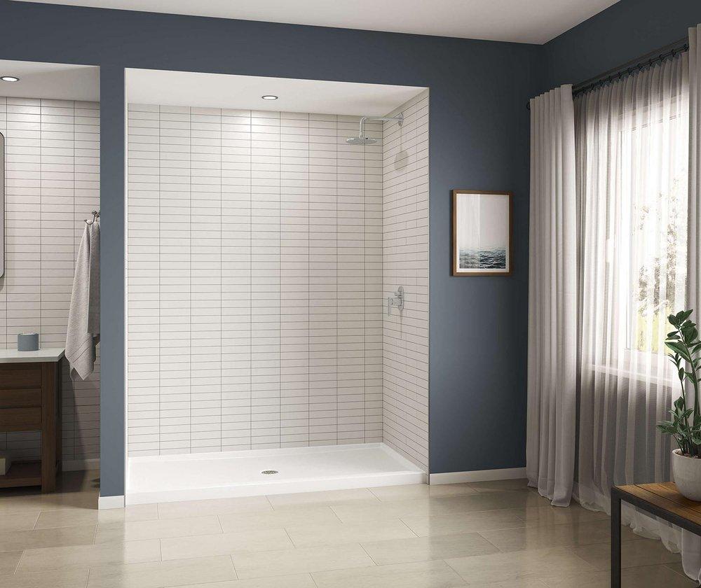 Aquatic White 72 x 36 in. Rectangle Shower Base 