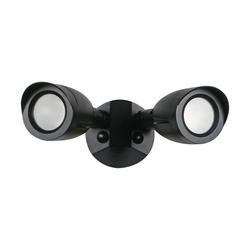 8-4/25 x 4-27/50 in. 20W 2-Light 1900 Lumens 3000 Kelvin Contemporary LED Security & Flood Light in Black