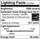 NUVO Black 8-4/25 x 4-27/50 in. 20W 2-Light 1900 Lumens 3000 Kelvin Contemporary LED Security & Flood Light 