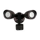 8-4/25 x 6-21/50 in. 20W 2-Light 1900 Lumens 4000 Kelvin Contemporary LED Security & Flood Light in Bronze