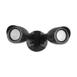 8-4/25 x 4-27/50 in. 20W 2-Light 1900 Lumens 4000 Kelvin Contemporary LED Security & Flood Light in Black