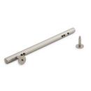 Signature Hardware Brushed Nickel 6 in. Adjustable Solid Brass Round Drawer Pull 