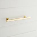 Signature Hardware Polished Brass 6 in. Adjustable Solid Brass Round Drawer Pull 