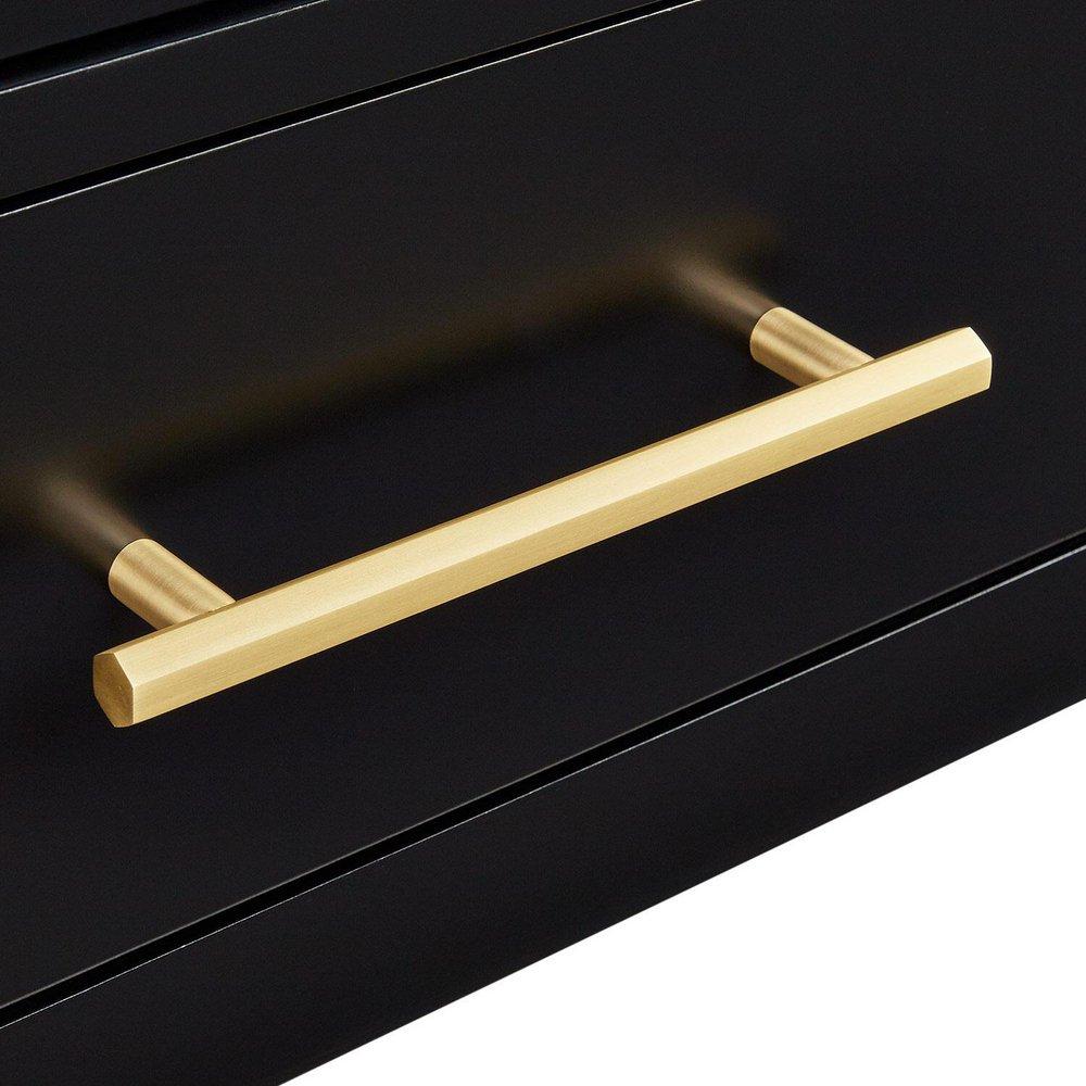 Signature Hardware Black 48 in. Floor Mount Vanity 