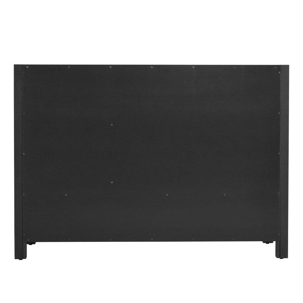 Signature Hardware Black 48 in. Floor Mount Vanity 