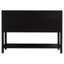 Signature Hardware Black 48 in. Floor Mount Vanity 
