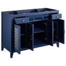 Signature Hardware Bright Navy Blue 48 in. Floor Mount Vanity 