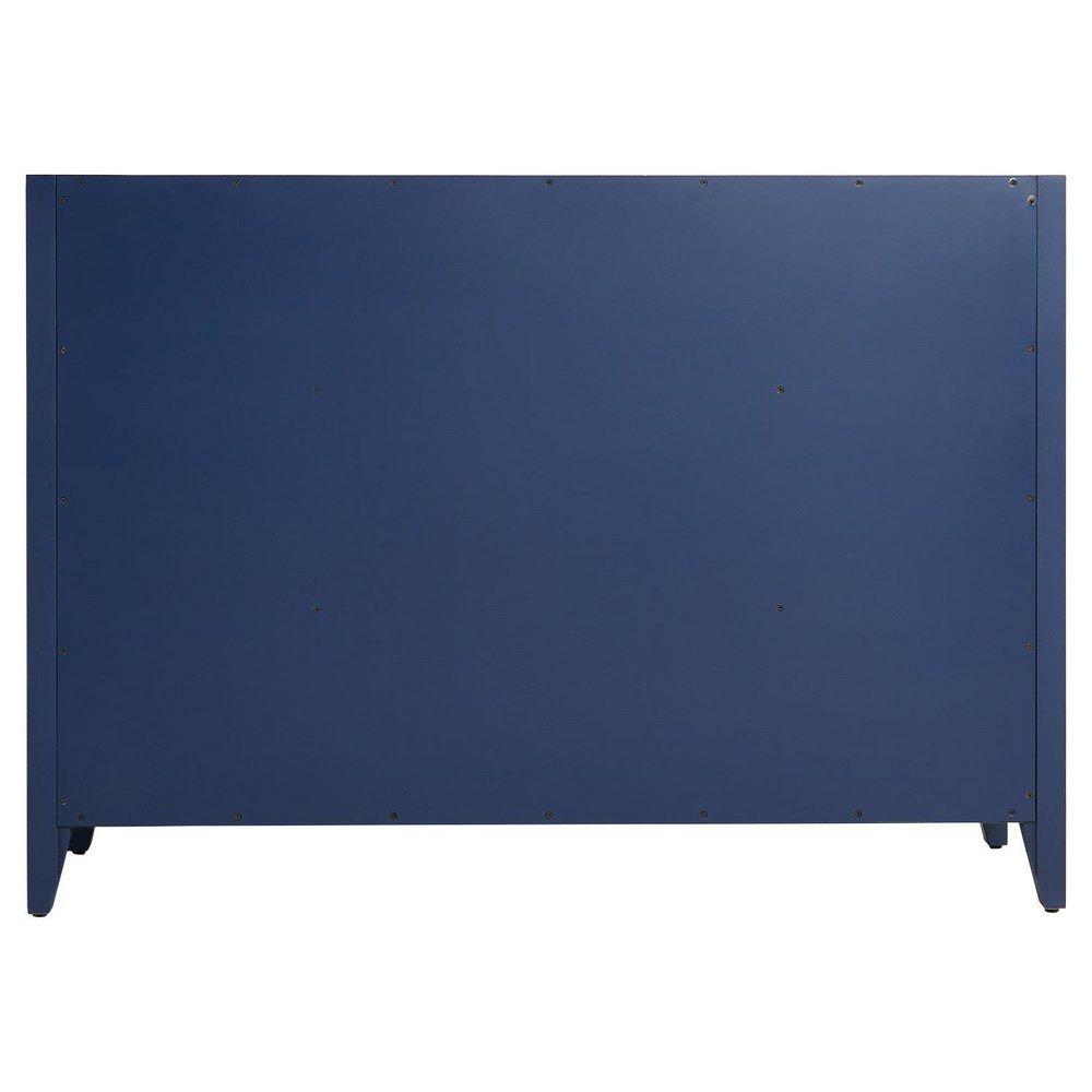 Signature Hardware Bright Navy Blue 48 in. Floor Mount Vanity 