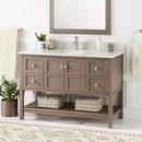 Signature Hardware Ash Brown 48 in. Floor Mount Vanity 