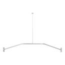 Signature Hardware Chrome Ceiling Mount Shower Rod 