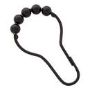 Signature Hardware Matte Black Shower Curtain Ring 