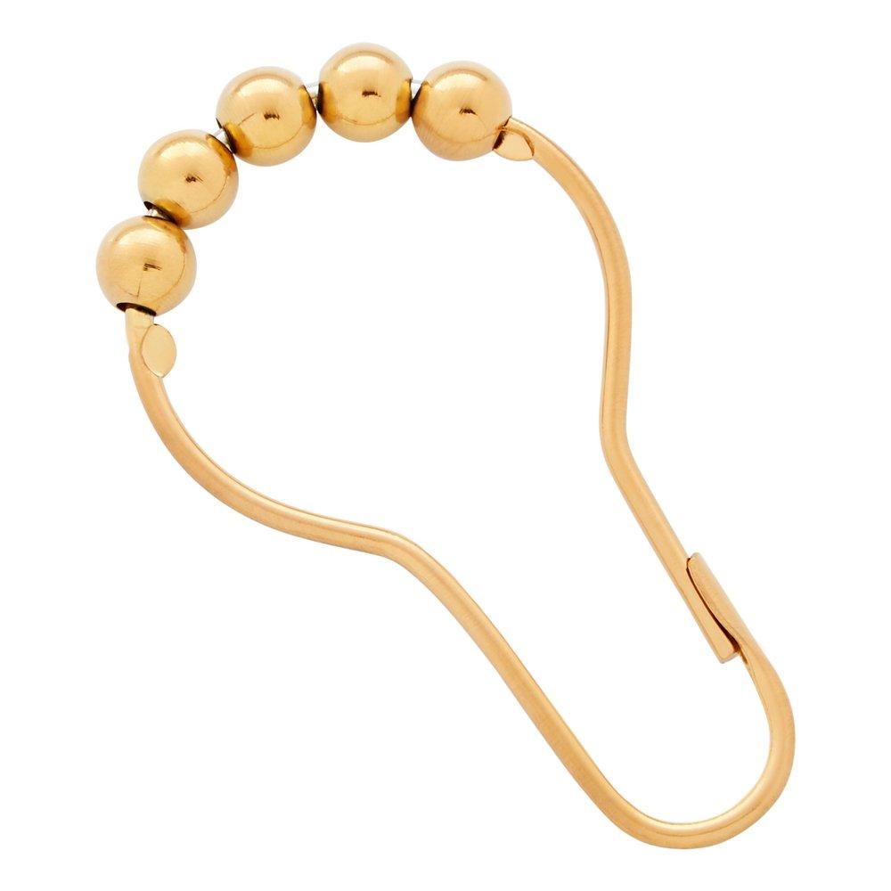 Signature Hardware Brushed Gold Shower Curtain Ring 