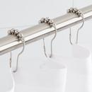 Signature Hardware Brushed Nickel Shower Curtain Ring 