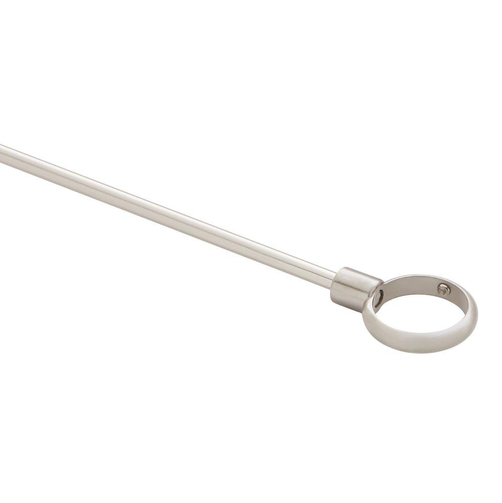Signature Hardware Brushed Nickel 36 in. Shower Rod 