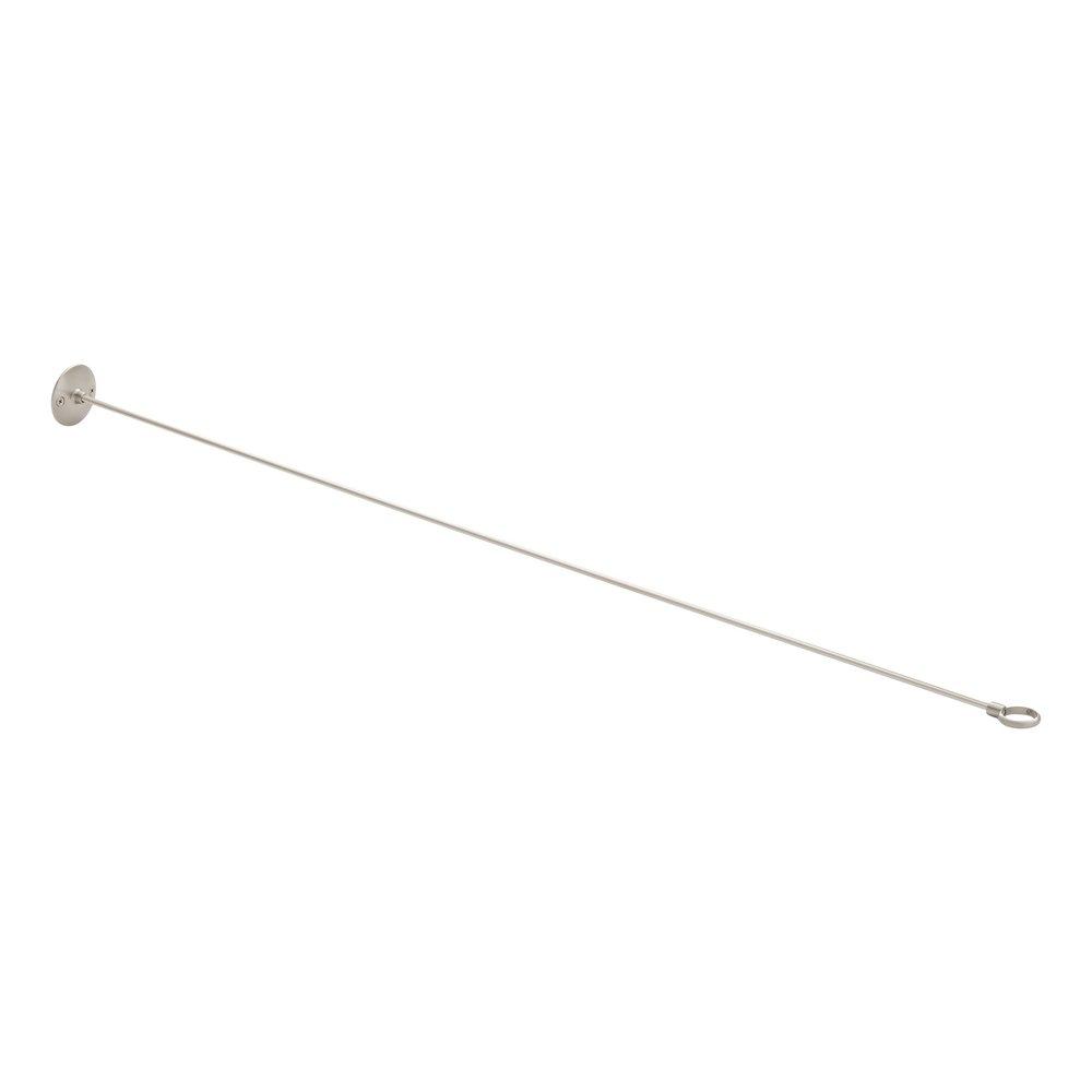 Signature Hardware Brushed Nickel 36 in. Shower Rod 